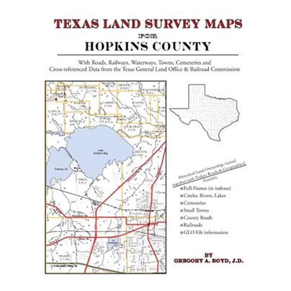 Pre-Owned Texas Land Survey Maps for Hopkins County (Paperback) by Gregory a Boyd J D