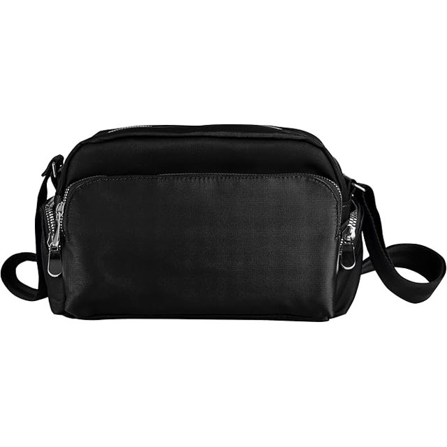 Bolso Cruzado de mujer | Bandolera tipo Crossbody con Strap| Bolsa Pequeña con Correa de Cadena | Bolso de Hombro con Cierre | Multiples Compartimentos con Cierre Sakura (Tabi 旅)