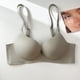 thumbnail image 1 of Sujetador de verano con escote plano sin costuras para mujer, con fruncido exterior, con forma de pecho pequeño, con forma de pecho grande y antiflacidez en la espalda, 1 of 6