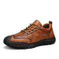 thumbnail image 2 of Men's Vintage Full Grain Leather Hand Stitched Outdoor Hiking Shoes, 2 of 4