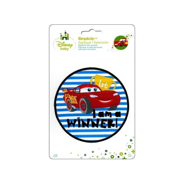 disney cars iron on applique lightning mcqueen walmart com