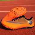 thumbnail image 4 of Zapatos de pista de campo al aire libre para hombres, zapatos de entrenamiento con pinchos, zapatillas deportivas ligeras con cordones, partido antideslizante, impermeable, Atlético, 4 of 5