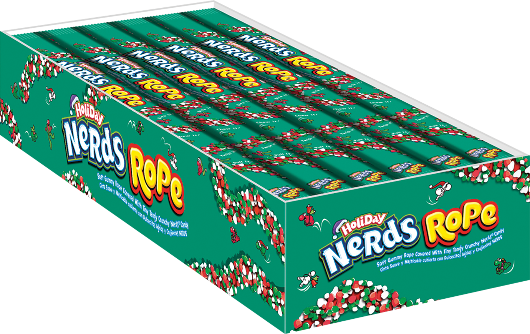 Nerds Holiday Rope Candy, 0.92 Ounce (Box of 24)