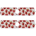 thumbnail image 2 of Coolnut 2 Pack Faucet Mat Splash Guard for Kitchen Sink, Strawberry Fruit 14x5 Inch Super Absorbent Microfiber Sink Protector Mat, Kitchen Sink Mat Machine Washable Kitchen Sink Accessories, 2 of 7