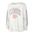 thumbnail image 2 of Women's '47 Cream Clemson Tigers Statement SOA 3-Hit Long Sleeve T-Shirt, 2 of 3