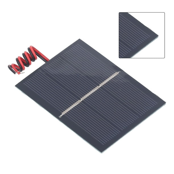 Panel Solar, Mini Panel Solar Portátil De Bricolaje De Alta Potencia De Salida De 1,5 V Con Cable Para Fuente De Alimentación Portátil