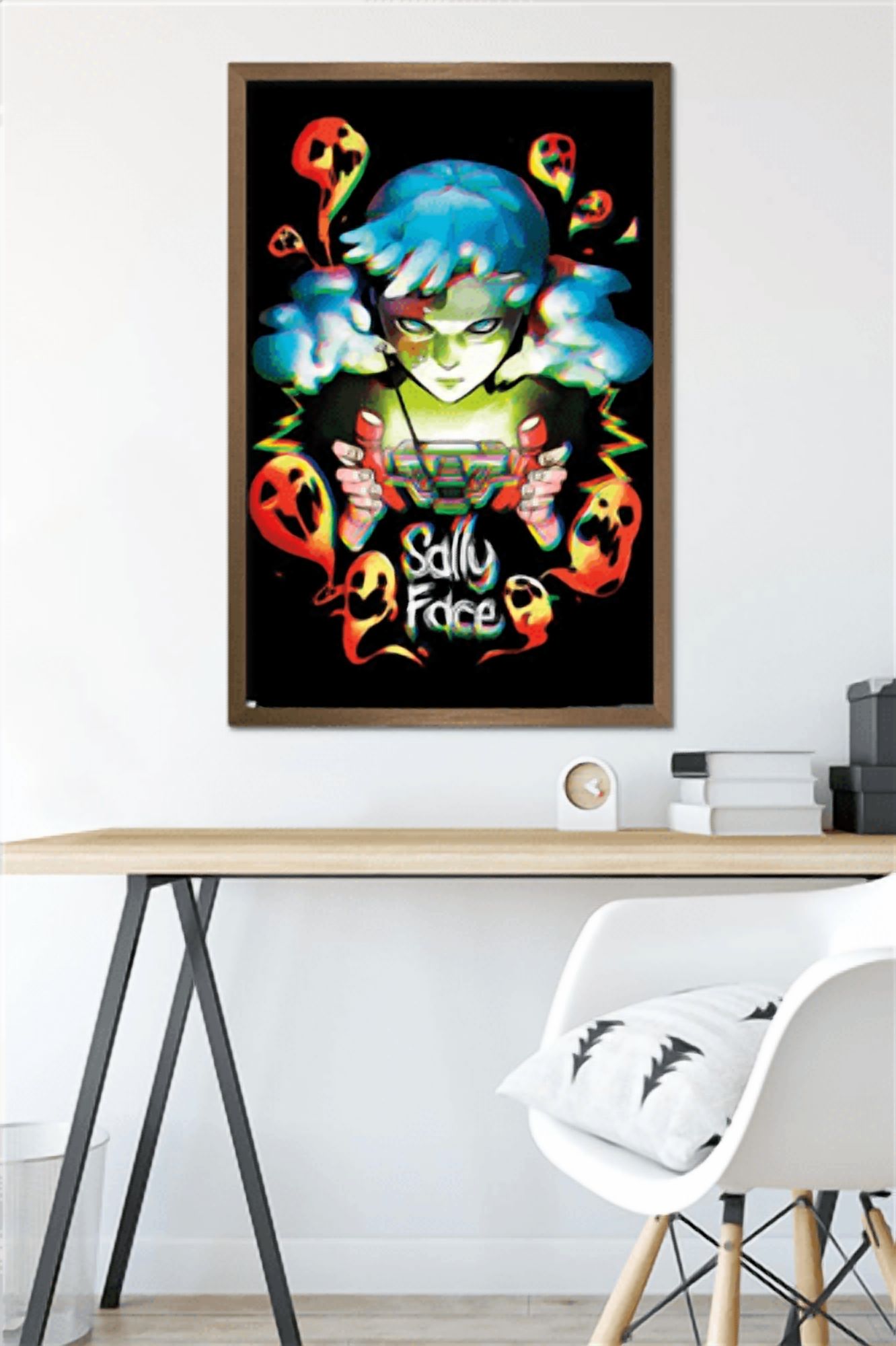 Sally Face - Ghosts Wall Poster, 22.375" x 34" Framed