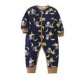thumbnail image 1 of TZEWGL Long Sleeve Print Bodysuit For Newborn Playsuit For Kid Summer Holiday size 12-18M, 1 of 2
