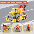 thumbnail image 6 of Kids Take Apart Toys for 3-8 Year Old Boys Girls Crane Trucks Construction Toys with Electric Drill DIY Assembly Building Toys Xmas Birthday Gifts Learning Educational Toys, 6 of 9