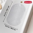 thumbnail image 5 of Rubbermaid INSTAMAT Tub Mat, Non-Slip Bath Mat Hangs on Showerhead for Fast Drying, BPA-Free TPE, 27.2" x 15.2", Clear, 5 of 9