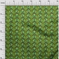 thumbnail image 2 of oneOone Cotton Jersey Forest Green Fabric Chevron Geometric Diy Clothing Quilting Fabric Print Fabric By Yard 58 Inch Wide, 2 of 4