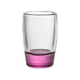thumbnail image 1 of Vaso de chupito con base de color, 1,5 oz. Vasos transparentes de base gruesa for whisky, tequila, vodka, licores y aguardientes., 1 of 7