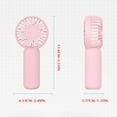 thumbnail image 5 of Mini Handheld Fan, Personal Fan, Portable Fan, Plastic Material, 3 Speed Settings, Silent Operation, for Age 312, Desk, and Outdoor Use, White, by FAJHHA, 5 of 8