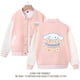 thumbnail image 3 of Sanrios Kawaii Anime Cinnamoroll Linda chaqueta de mujer de dibujos animados primavera otoño nuevo uniforme de béisbol deportivo suelto regalo de cumpleaños, 3 of 4