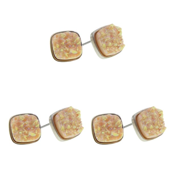 Jumpingount Pendientes de tuerca estilo sencillo y elegante, accesorio de moda, pendientes pequeños con estilo, adorno de vestir para mujer, regalo de Type1 NO1 Jumpingount CBP392326