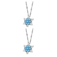 thumbnail image 1 of Collar con colgante de cristal Sonducket de copo de nieve, 1 of 1