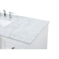 thumbnail image 6 of Elegant Decor Franklin 42" Aluminum MDF Single Bathroom Vanity in White, 6 of 15