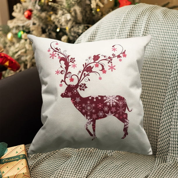 Fundas de Cojín Navideñas de 45 X 45 Cm para Sofá, Cojines Decorativos de Verano para El Hogar, Ideales para Sala de Estar, Dormitorio, Cama o Exteriores.