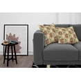 thumbnail image 3 of Ambesonne Abstract Throw Pillow Cover 2 Pack, Geometric Shape Motifs, 18", Beige and Reseda Green, 3 of 5