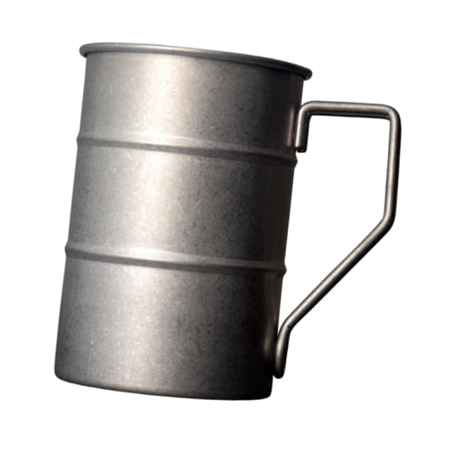 guohui Camping Cup Beer Mug Reusable Versatile Durability Practical Portable Coffee Mug gray