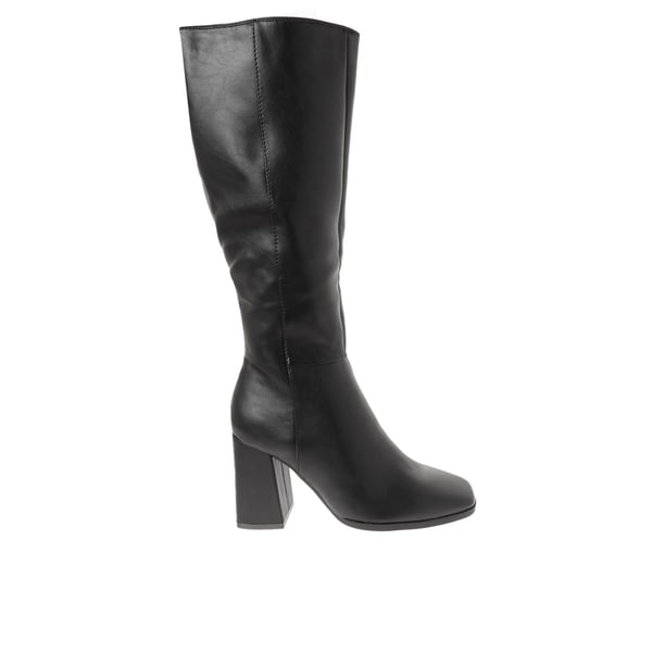 Bota Catherine color negro con tacón cuadrado 24.5 Dorothy Gaynor Bota Catherine color negro con tacón cuadrado 24.5