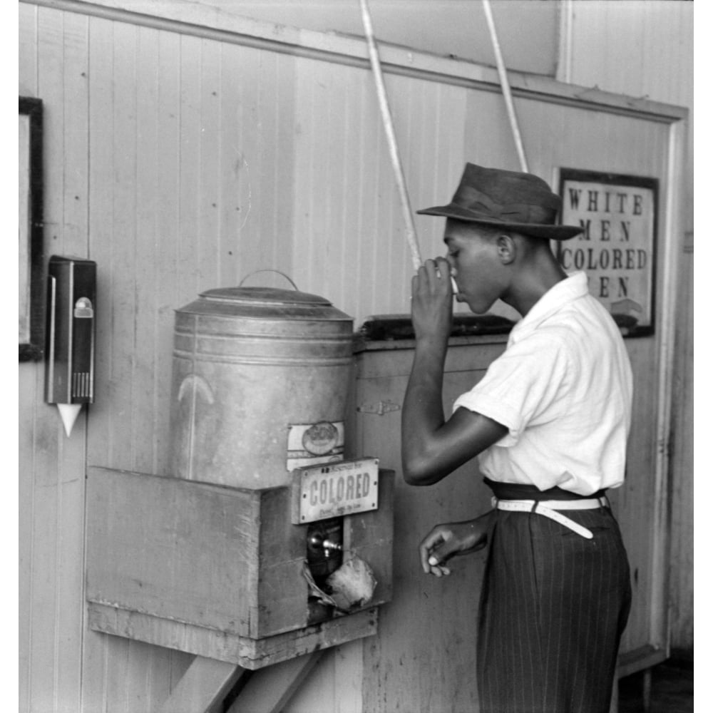 Segregated Water Fountain, 1939 Poster Print by Science Source (24 x 36