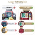 thumbnail image 3 of Organizador para asiento trasero de auto LUCMO con soporte para tablet y 6 bolsillos, 3 of 7