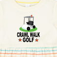 thumbnail image 4 of Inktastic Crawl Walk Golf Future Golfer Girls Baby Dress, 4 of 5
