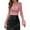 Pink, variant on Yigetop Lace Tops for Women Women's Cashew Flower Lace Slim Fit To Wear Outside with Flared Sleeves Top Flare Sleeve Tops for Women Beige L