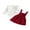 Red, variant on BemeyourBBs Toddler Baby Girls Fall Winter Outfit Rib Knit Shirt Tops with Corduroy Overall Dress Clothing Set