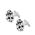 thumbnail image 2 of Print Stylish Men Cufflink for Dress Shirts, Made of Stainless Steel, for Formal Occasions, 2 of 6