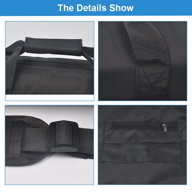 Bolsa de transporte acolchada para trípode Estuche de transporte resistente para trípode fotográfico con correa para el hombro y asa