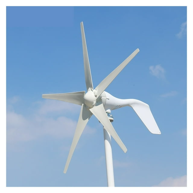 800W 12V 24V Wind Turbine Generator Low Wind Speed Start Low Noise Wind Generator Easy Installation Wind Generator Oversized Blade MPPT Control ,Easy to Install