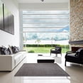thumbnail image 6 of Ahgly Company Indoor Square Mid-Century Modern Carbon Gray Oriental Area Rugs, 7' Square, 6 of 6