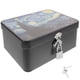 thumbnail image 4 of Caja de almacenamiento decorativa de hojalata, soporte de hojalata, contenedor de escritorio de hojalata con cerradura, 4 of 7