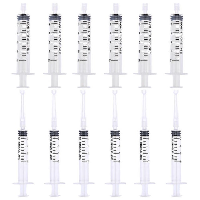 12pcs Perfume Bottle Syringe Plastic Scale Syringe Perfume Dispenser Syringe