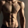 thumbnail image 1 of Fiudx Ofertas Flash Artículos En Oferta Tatuajes Coloridos Tatuajes De Células Vasculares Líneas Fáciles Tatuajes Desechables A Prueba De Agua Y Sudor 5 Piezas, 1 of 4