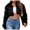 Black, variant on Women's Casual Jackets Product Category Reimagined for Modern Cozy Coat Winter Shaggy Casual Oversized Lapel Jackets Warm Outerwear Women's Bomber Jacket Casual Coat