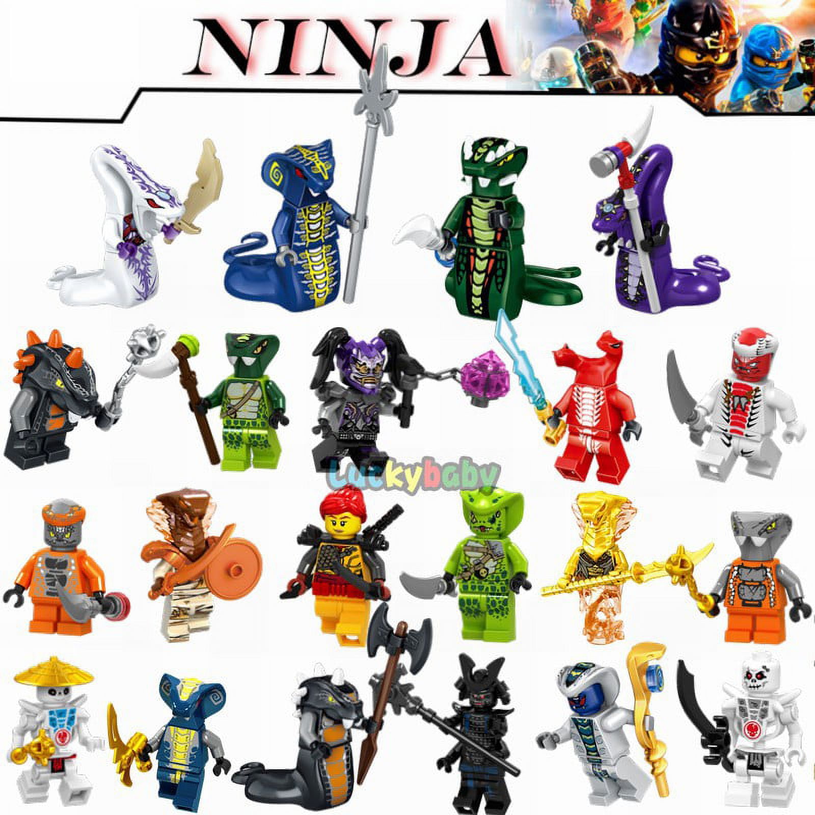Lego ninjago white pythor set hotsell