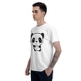 thumbnail image 5 of Giant Panda Men's T-Shirt Cotton 100% Summer Tops Fashion Casual Cute Panda Short Sleeves for Men Women Round Collar Top Tees, 5 of 6