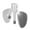 Grey & White, variant on Thigh Master Resistance Adjustment Non-slip Pelvic Floor Muscle Strengthening Thigh Leg Exerciser for Men Women