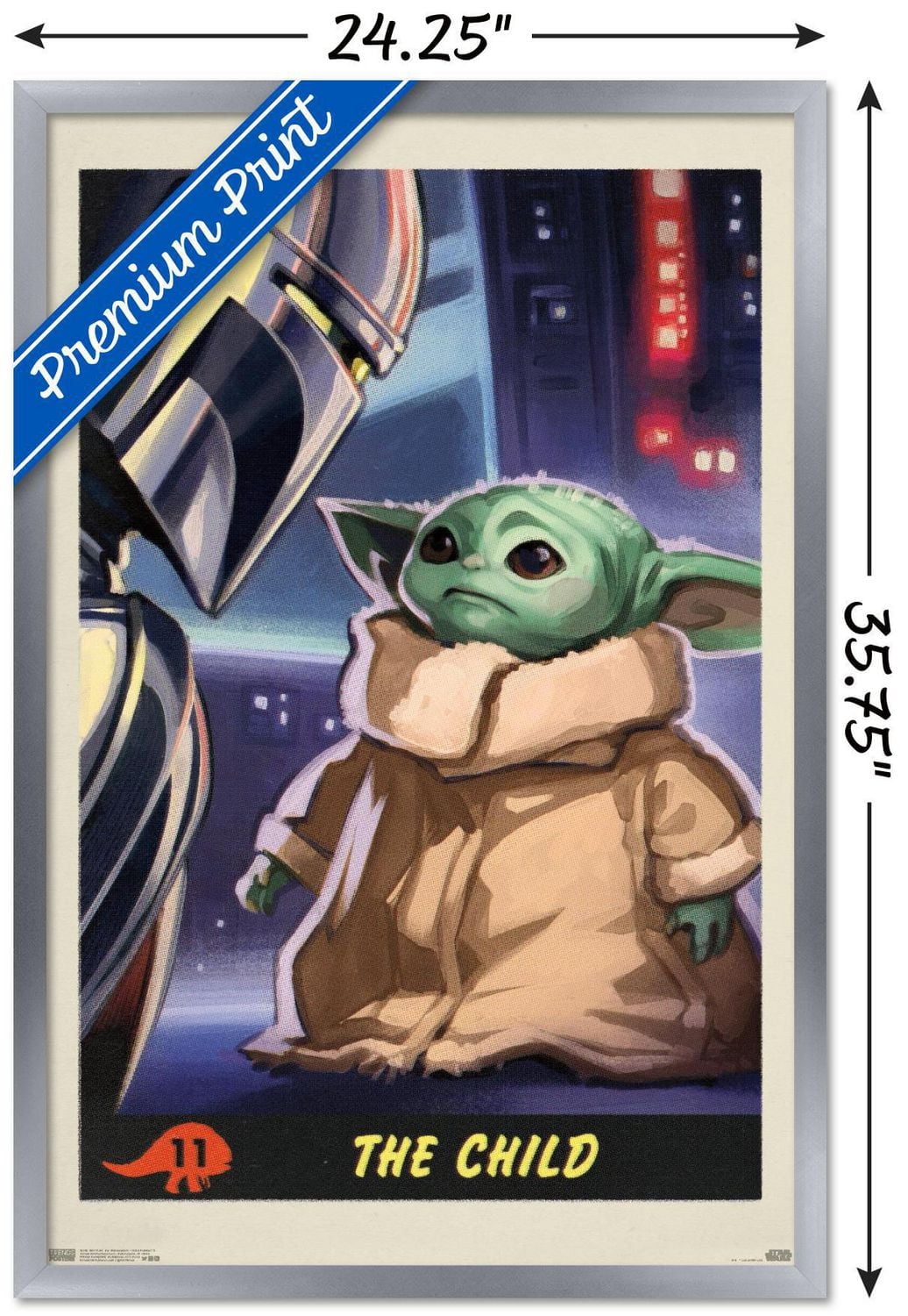 Star Wars: The Mandalorian - Child Number 11 Wall Poster