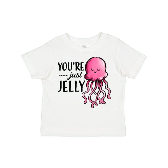 Inktastic You're Just Jelly with Pink Jellyfish Boys or Girls Toddler T-Shirt
