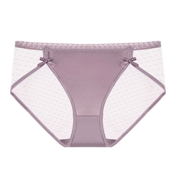Puntoco Bragas para mujer, cintura alta, moda para mujer, color sólido, malla, gasa, perspectiva, cintura baja, encaje, calado, pantalones transpirables