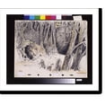 thumbnail image 2 of Historic Framed Print, [Snow White lost in the woods - inbetweener mood drawing for Snow White and the seven dwarfs].by Horvath., 17-7/8" x 21-7/8", 2 of 9