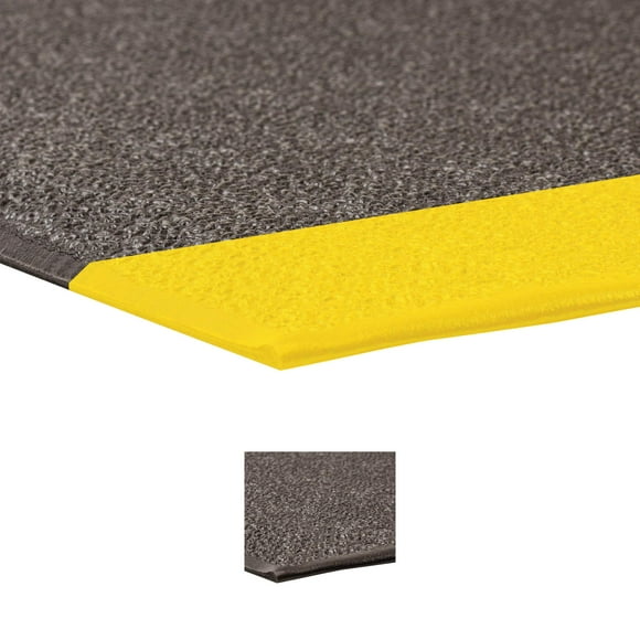 Notrax 415 Pebble Step Sof-Tred��� W/Dyna-Shield�� Anti-Fatigue Safety Mat, for Home or Business 3 X 5 Black/Yellow