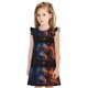 thumbnail image 1 of Balery Forest Cool Lion Camisón de princesa para niñas, pijama de algodón con mangas abullonadas, suave y bonito.-Medium, 1 of 6