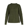 thumbnail image 4 of Time and Tru Women's and Women's Plus Mixed Stitch Sweater, Sizes XS-4X, 4 of 5