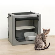 Richell Portable Folding Travel Cat Condo, 25" H