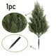 thumbnail image 3 of Artificial Cedar Topiary Trees Outdoor Faux Shrubs Bushes with Ground Spike for Porch Garden Patio Decor Realistic Plastic Plant, 3 of 9